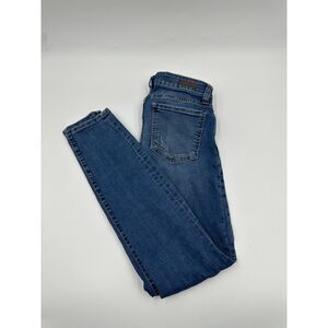 KUT from The Kloth Jeans Toothpick Skinny Ripped Jeans Sz 6 Mid Rise Medium Wash